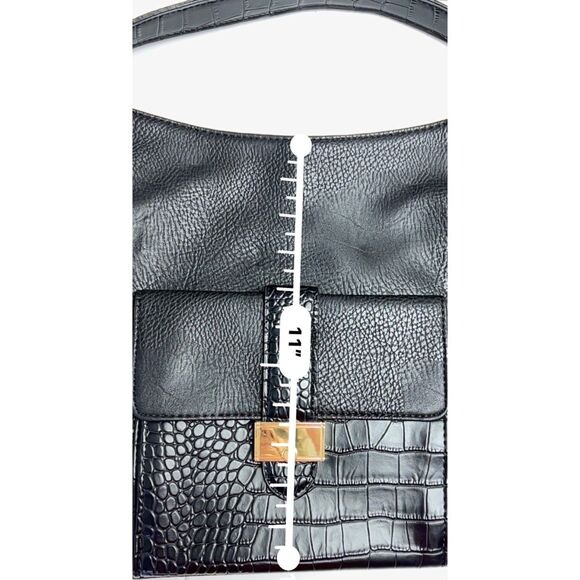 NWOT Olivia + Joy faux pebbled leather shoulder/hobo bag - Picture 4 of 10